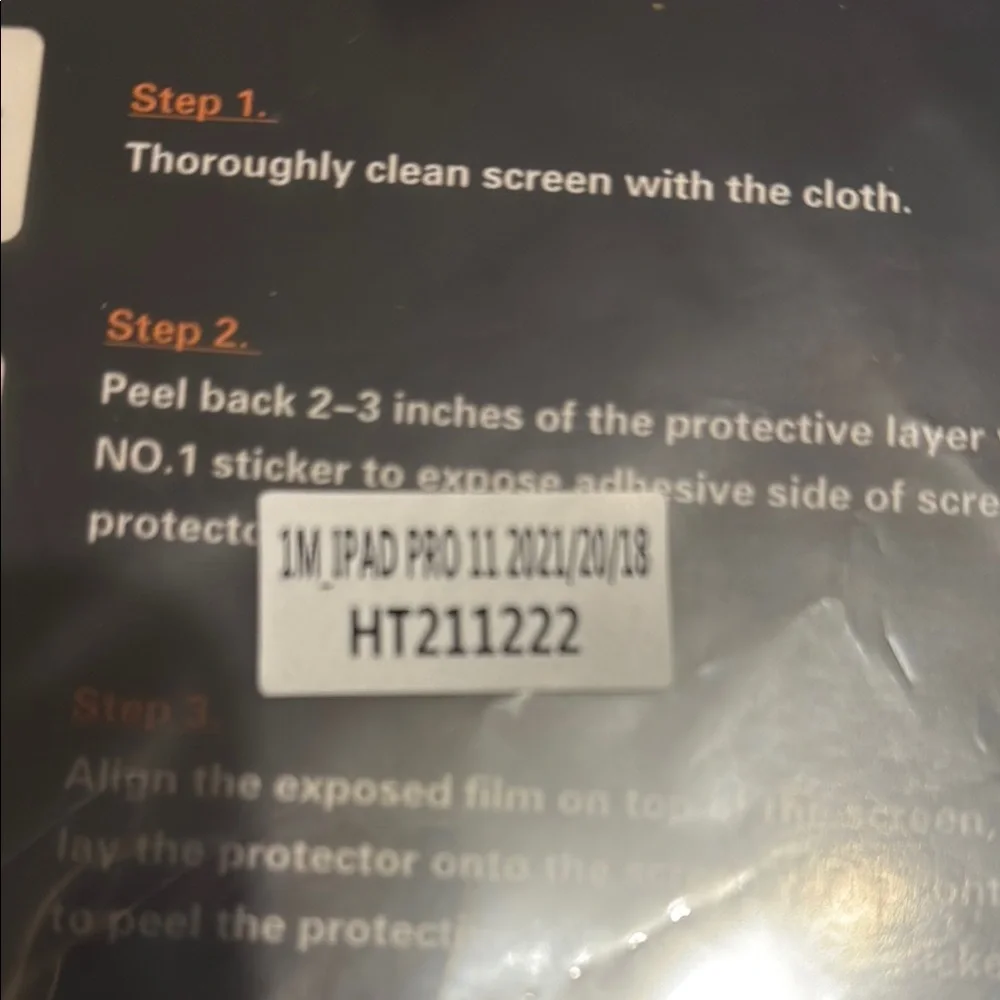 Black Screen Protector for Smartphones